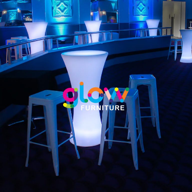Glow cocktail table hire Illuminated bar tables Sydney & Melbourne